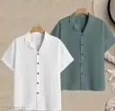 Short Sleeves Stretchable Shirt For Men