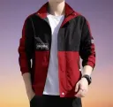 RED FULL SLEEVES NEW STYLE JACKET FOR MEN